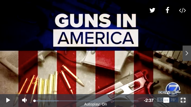 News story about Guns in America featuring Attorney Doug Richards.